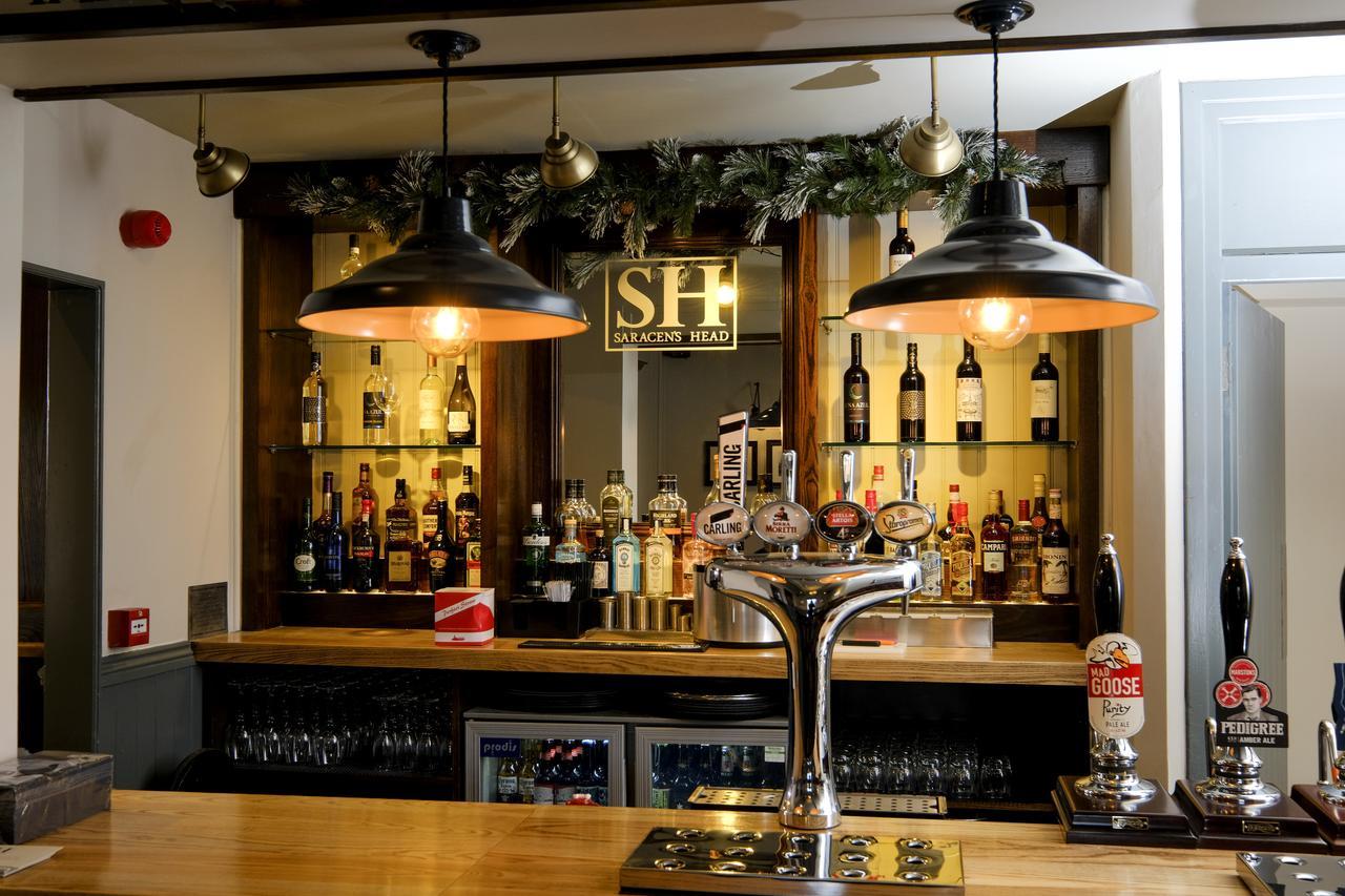 The Saracens Head Bed & Breakfast Stafford Bagian luar foto